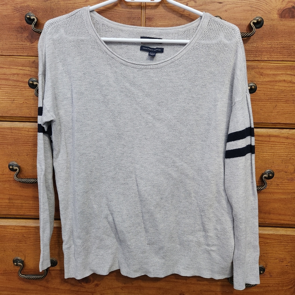 Stripe Sleeve Sweater